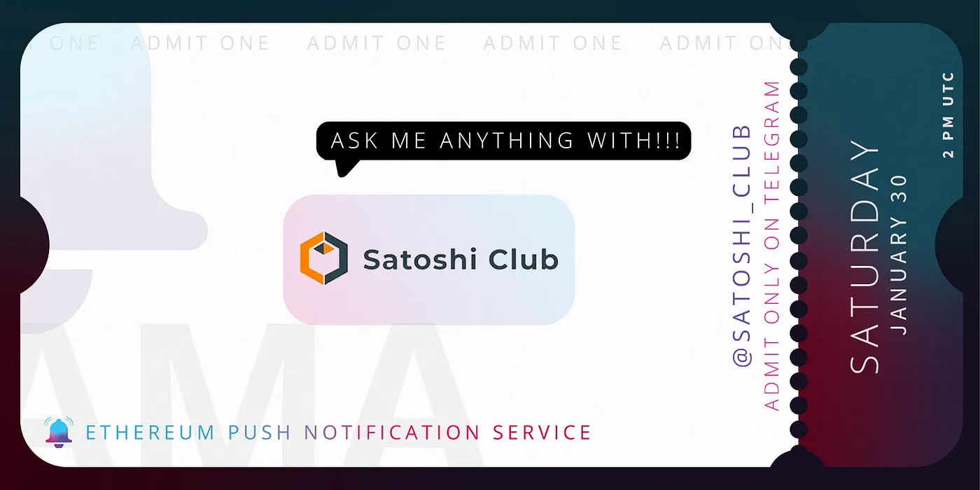 Cover Image of 🎙 AMA with Satoshi Club