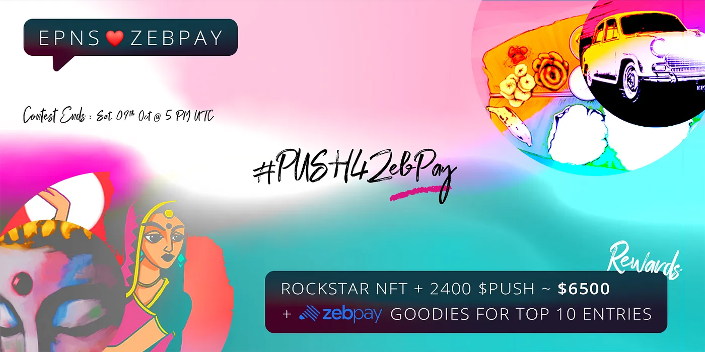 Cover Image of ZebPay ❤️ EPNS ROCKSTAR