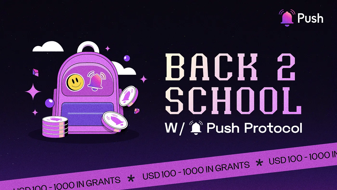 Cover image of Back 2 School Grant Program🎒💜